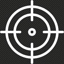 Hd Reticle Crosshair White Icon Png