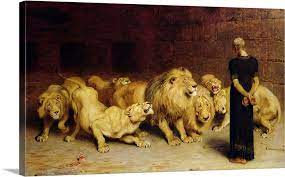 Daniel In The Lions Den 1872 Wall Art