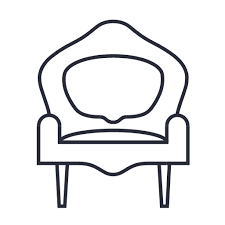 Chair Furniture Interior Sofa Icon