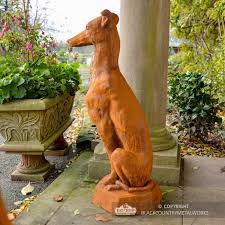 Sitting Greyhound Sculpture