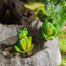 Mini Simulation Frog Figurines Micro