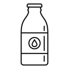 Glass Milk Bottle Clipart Images Free