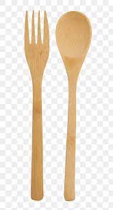 Wooden Spoon And Fork Design Element
