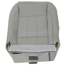 Bottom Leather Seat Cover Gray