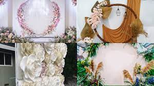 How To Make A Wedding Flower Backdrop