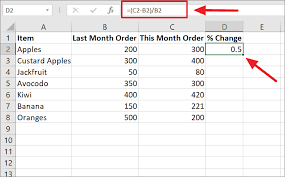 How To Calculate Percent Change In