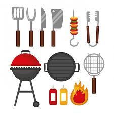 Cast Iron Charcoal Grill Vectors