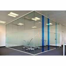 Half Glazed Glass Office Partitions
