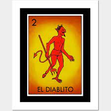 Loteria El Diabo Mexican Icon Loteria