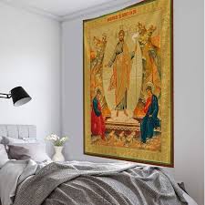 And His Disciples Tapestry Boho