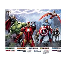 Avengers Assemble Mural Fathead Wall