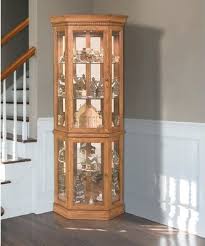 Lark Manor Anneus Lighted Corner Curio