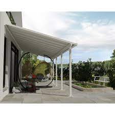 White Aluminum Patio Cover