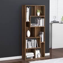 Book Cabinet Smoked Oak 67x24x161 Cm