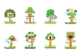 Treehouse Vector Art Icons And