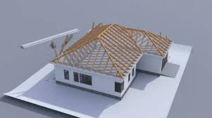 Building A House With A Hip Roof 3d