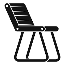 Fishing Chair Icon Simple Ilration