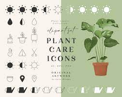Buy Plant Care Icons Planner Stickers
