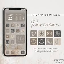 Parisian Ios App Icon Pack 300 Icons In