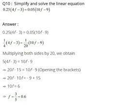 Ex 2 5 Linear Equations Math