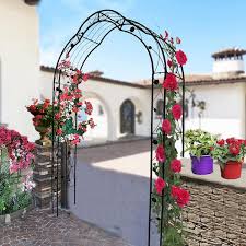 98 4 In Metal Garden Arch Garden Arbor Trellis Plants Support Rose Arch Outdoor Wedding Party Arch