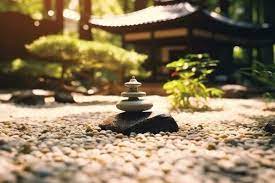 Tranquil Japanese Zen Garden With