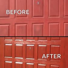 Revive A Dull And Faded Garage Door