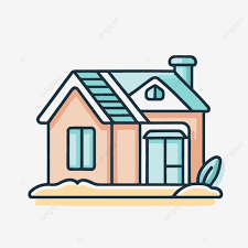 Colorful House Icon Vector