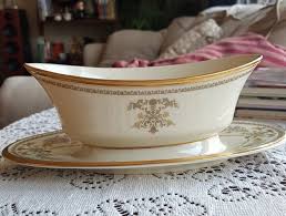 Lenox Castle Garden Gravy Boat With