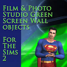 Photo Studio Green Screen Wall Floor