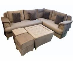8 Seater Velvet L Shape Designer Sofa