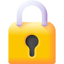 3d Lock Free Security Icons