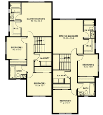 Duplex House Plan For The Small Narrow