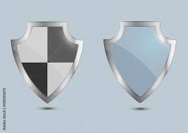 Shield With Glass Front Side Blank