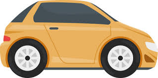 Yellow Car Vehicle Color Isolated Icon