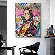8 Canvas Mona Lisa Pop Culture Da