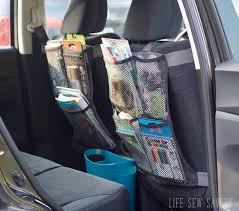 Seat Back Organizer Tutorial For A Busy