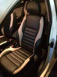 Light Grey Semi Leather Seat Cover