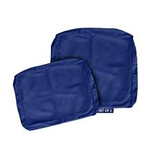Blisswalk Outdoor Slipcover Set Seat Back 24 24 18 24 For Lounge Chair Deep Seat Chair Cushions Navy Blue