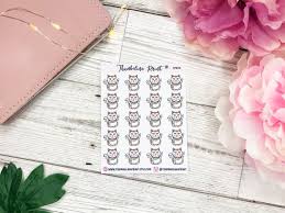 Lucky Cat Planner Stickers Decorative