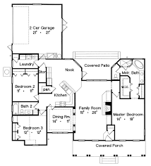 Bed House Plan With Split Bedrooms