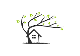 Premium Vector Leaf Tree Home Logo