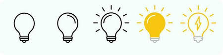 Light Bulb Icon Vector Art Icons And