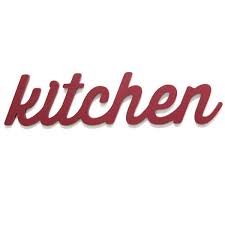 Stratton Home Decor Red Kitchen Wood