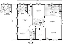 Triple Wide Floor Plans Mobile Homes