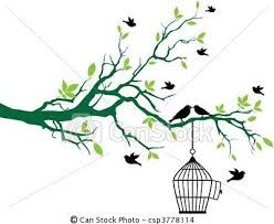 Spring Tree Bird Cage