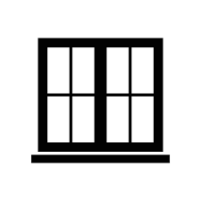 Window Icon Simple Solid Style Window