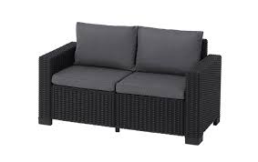 Keter California 2 Seater Sofa Grey