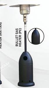Ss Round Bullet Patio Heater For