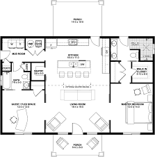 House Plan 80526 Ranch Style With